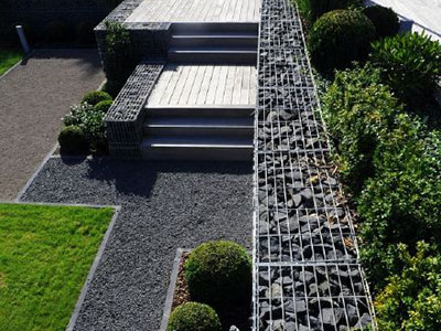 電焊石籠網(wǎng)園林工程案例