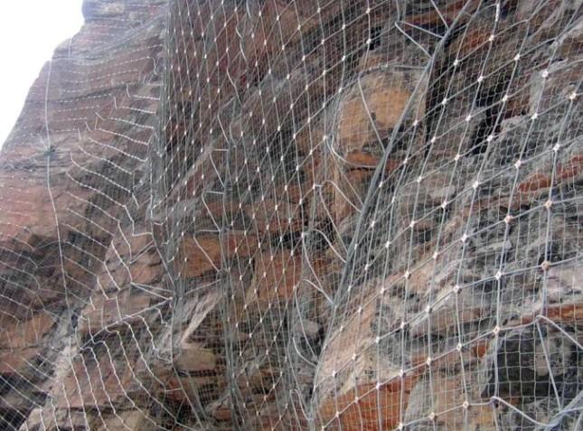 邊坡落石防護(hù)網(wǎng)環(huán)形網(wǎng)的防護(hù)原理